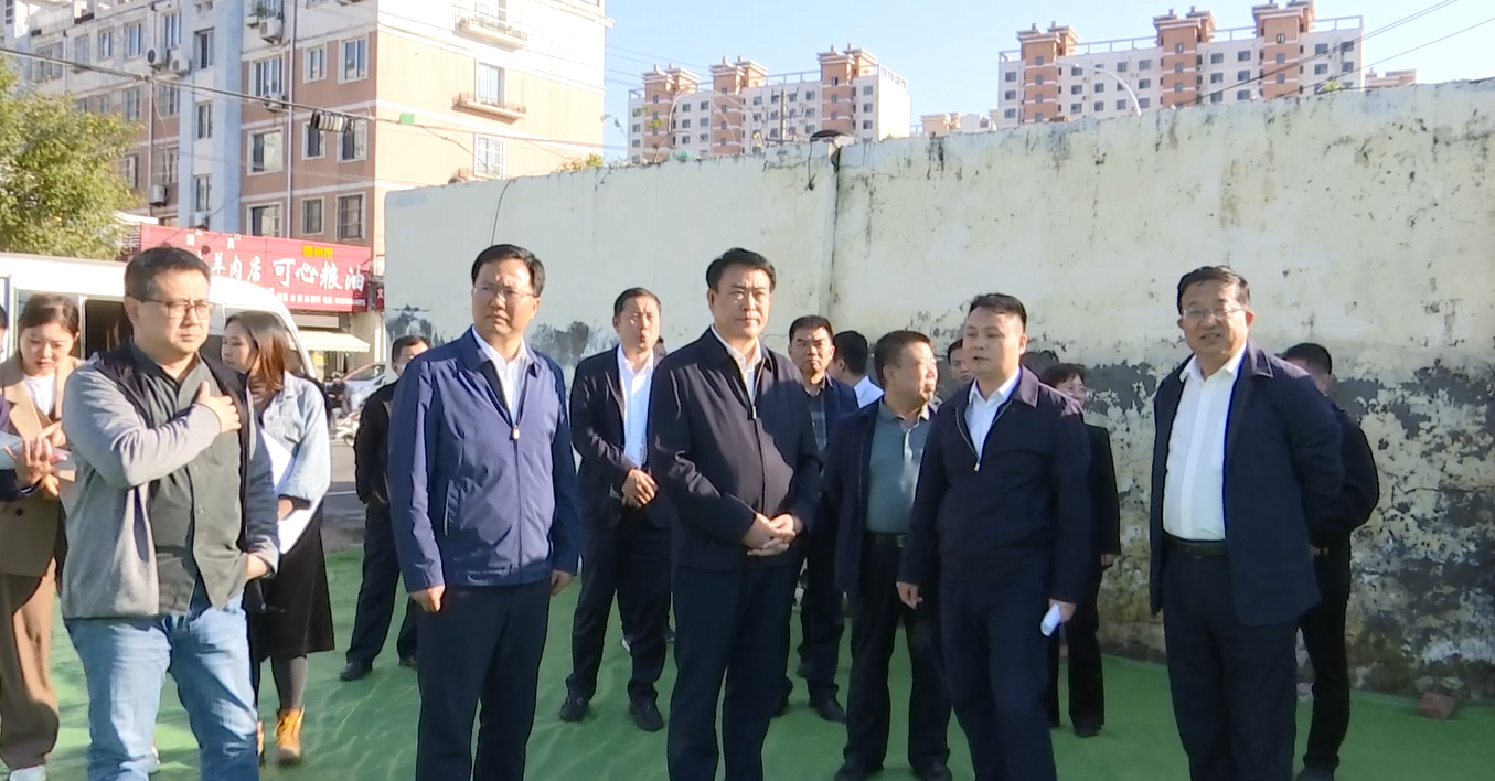 德州市德城区委书记张泽中调研督导四小地块改造工作