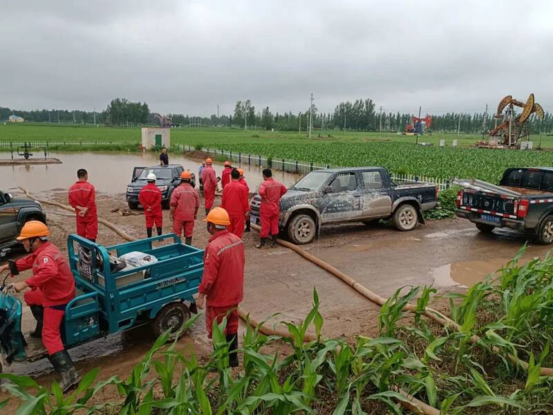 胜利油田临盘采油厂闻汛而动排隐患护油井稳运行