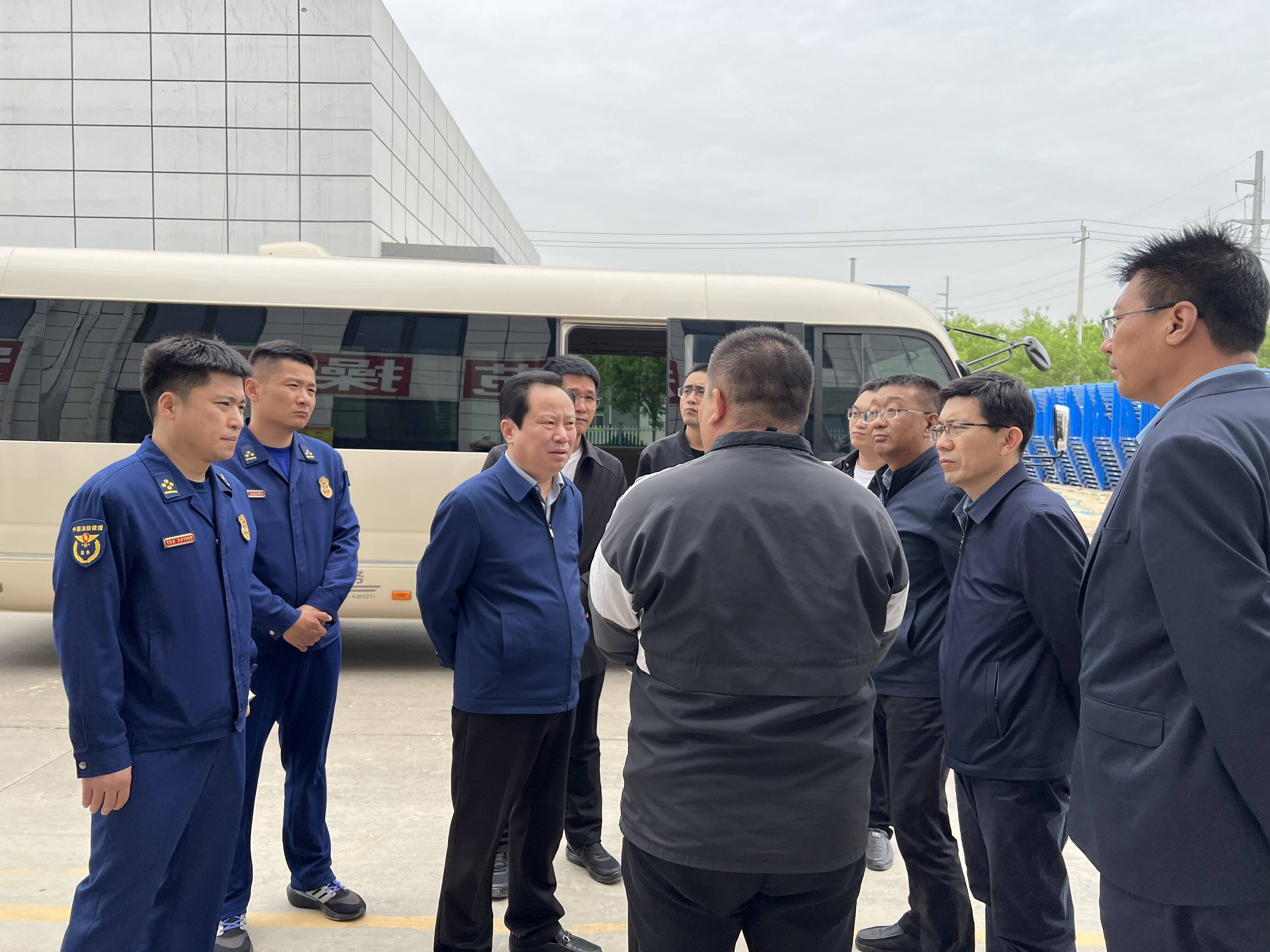 临邑县委常委副县长李多江督导检查消防安全工作