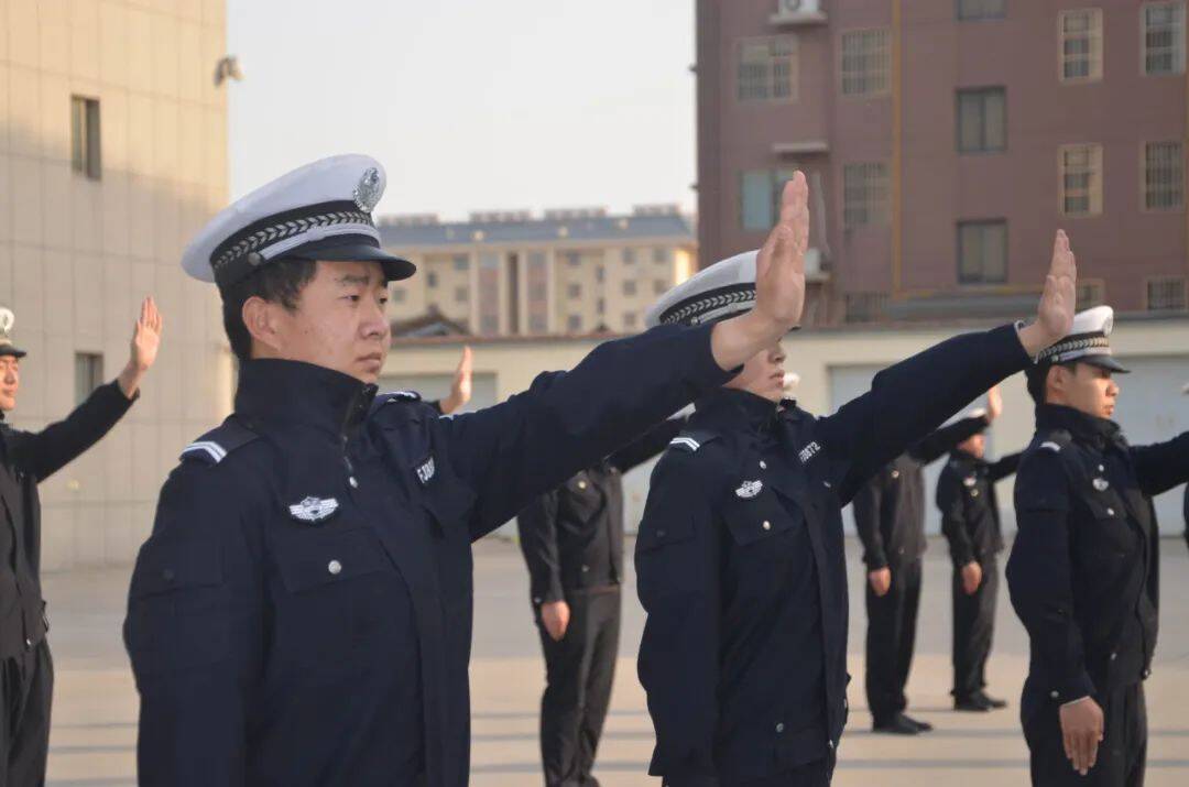 夏津交警开展警务实战大练兵活动