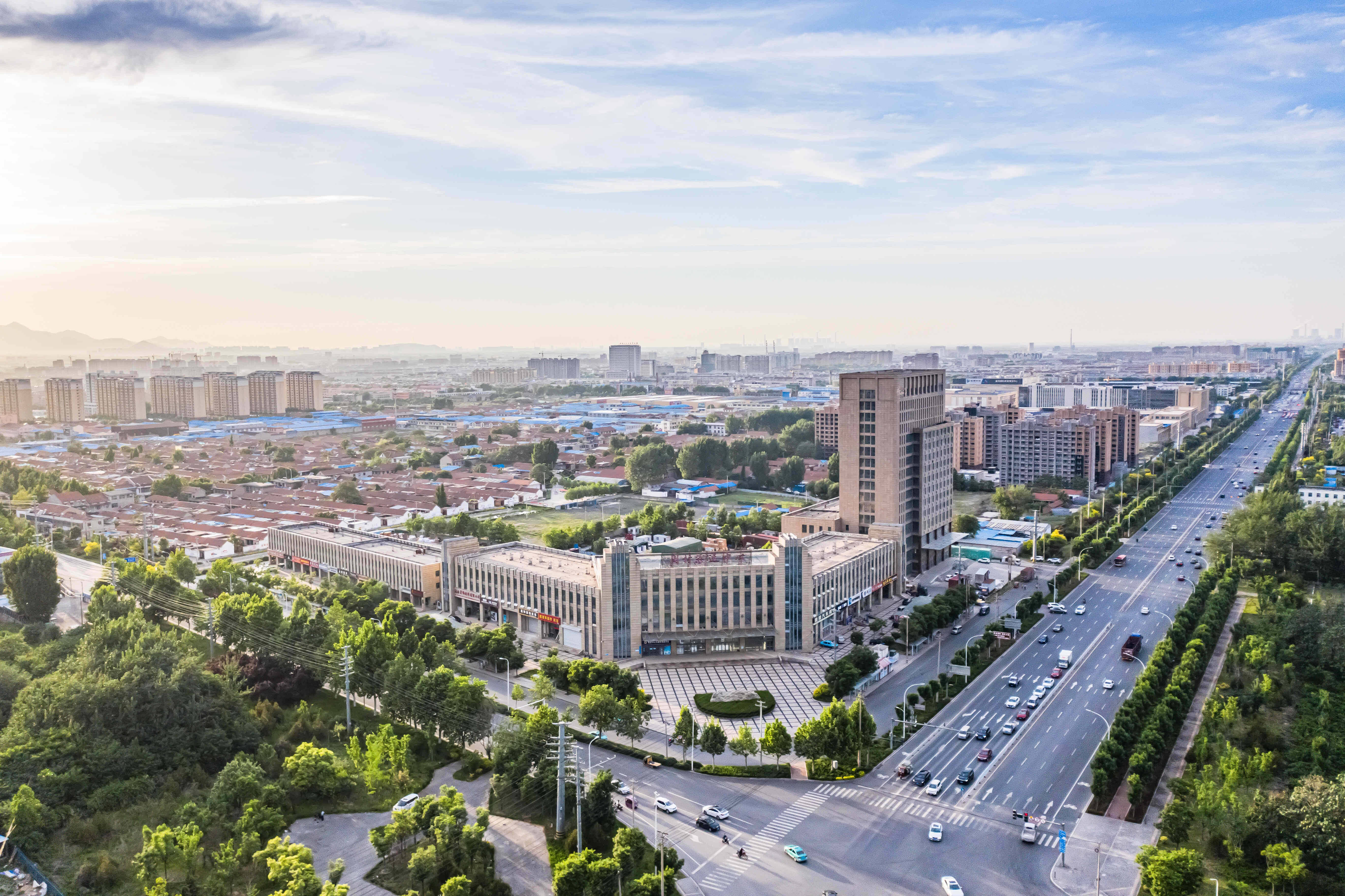 周村区住建局严查裸土覆盖航拍助力检查