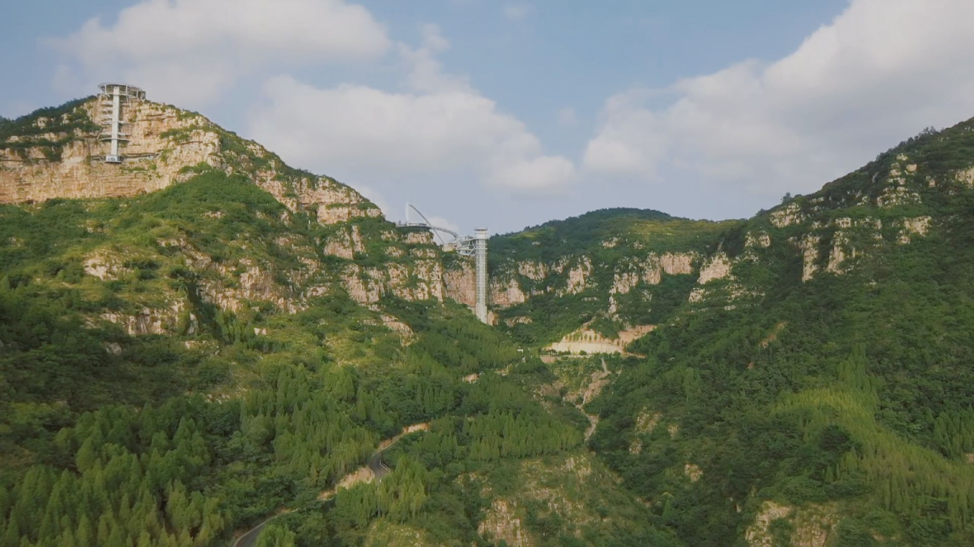 淄博市淄川區潭溪山綠水青山下的絕美景色