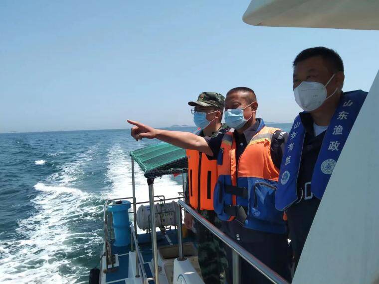 烟台市莱山区海洋发展和渔业局联合海警开展海上执法巡查