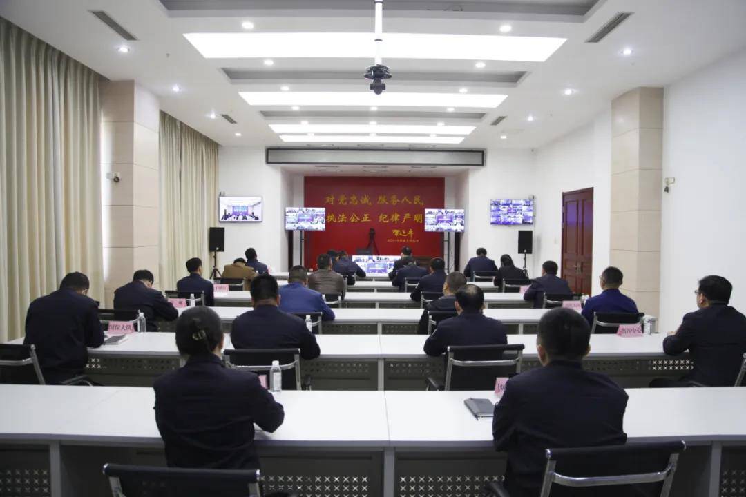 海阳组织收听收看烟台市五一假期临时指挥部调度工作会议