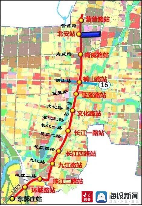 即墨地铁15号线规划图图片