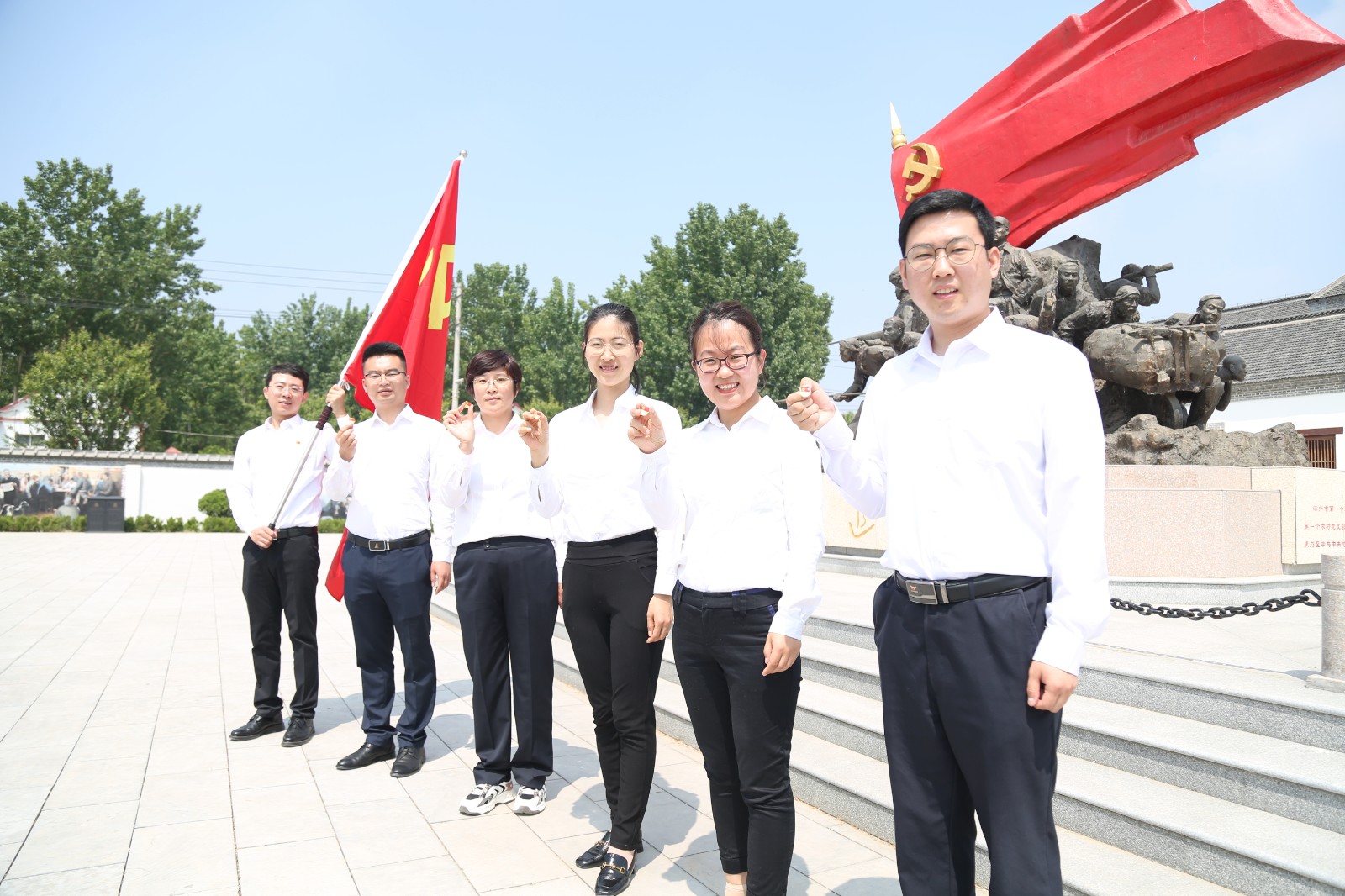 薪火相传 永葆初心 滨州博兴县直机关开展预备党员入党宣誓仪式