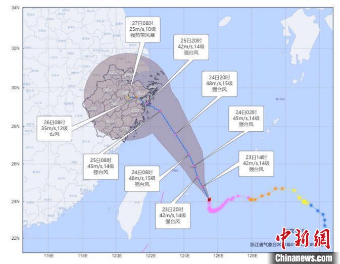 “烟花”带来风雨潮三碰头浙江启动防台风Ⅱ级应急响应