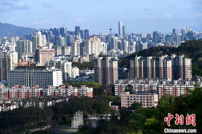 資料圖：城區(qū)樓宇林立。 <a target='_blank' href='/'>中新社</a>記者 王東明 攝