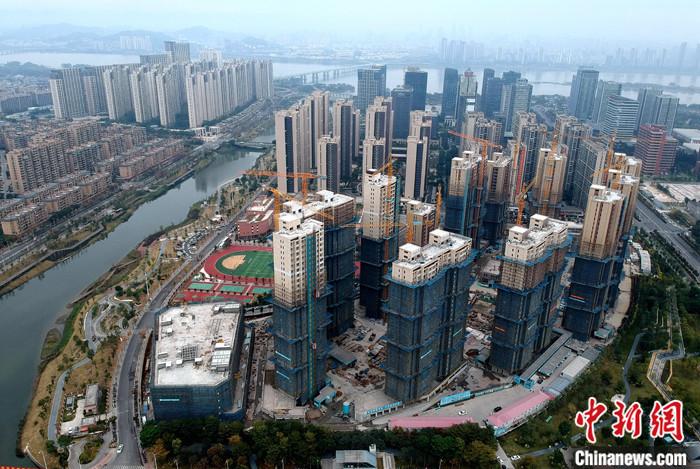 资料图：一处新建住宅。(无人机照片) <a target='_blank' href='/'>中新社</a>记者 吕明 摄