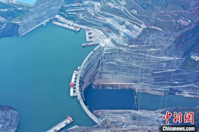 图为白鹤滩水电站。 水电四局供图
