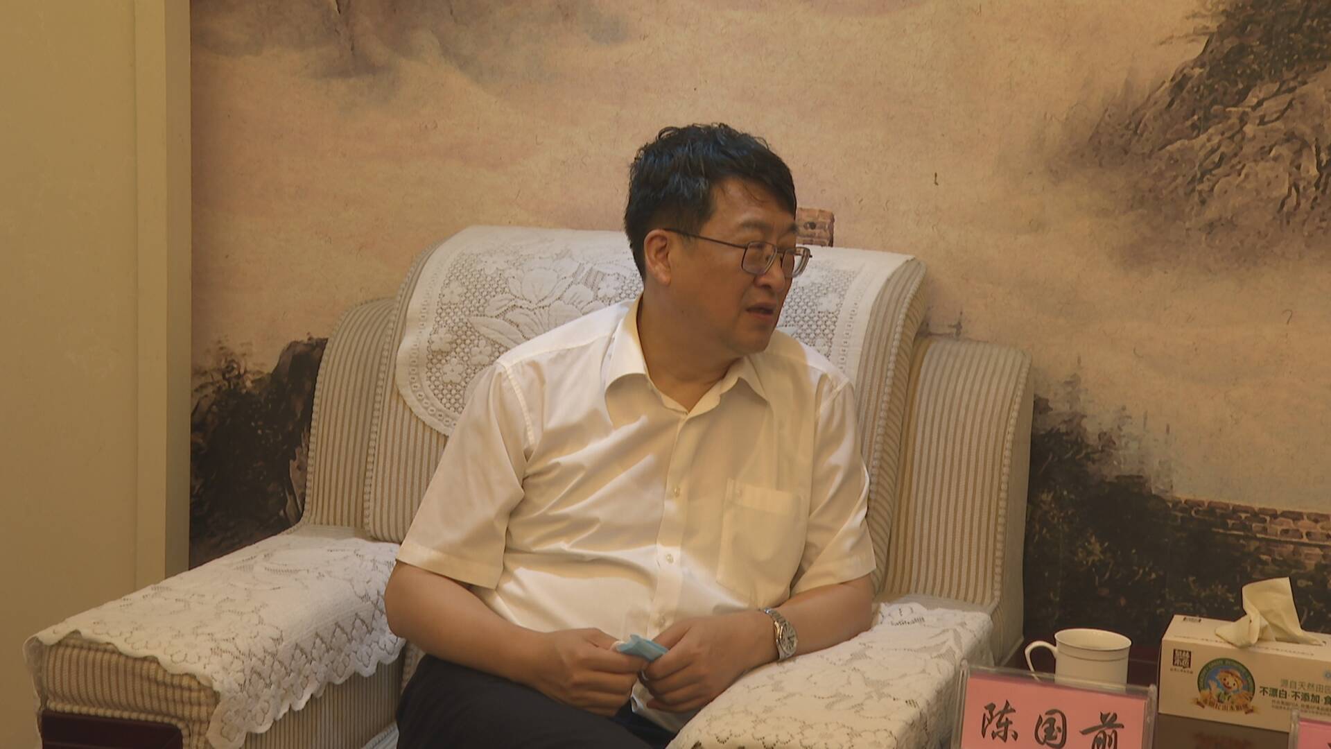 郭飞会见山东建筑大学党委书记陈国前