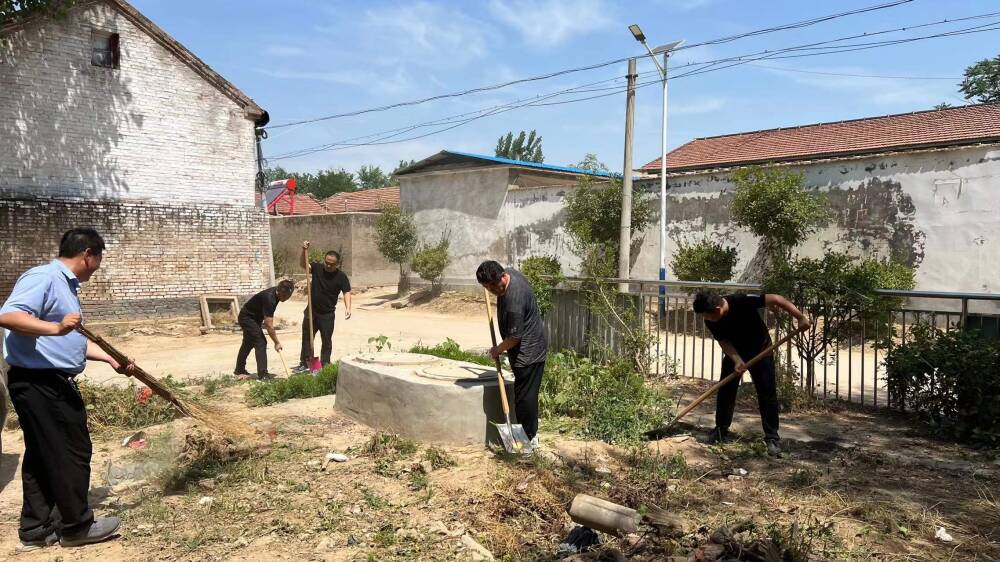 莘县古城镇人居环境大扫除乡村振兴绘新图