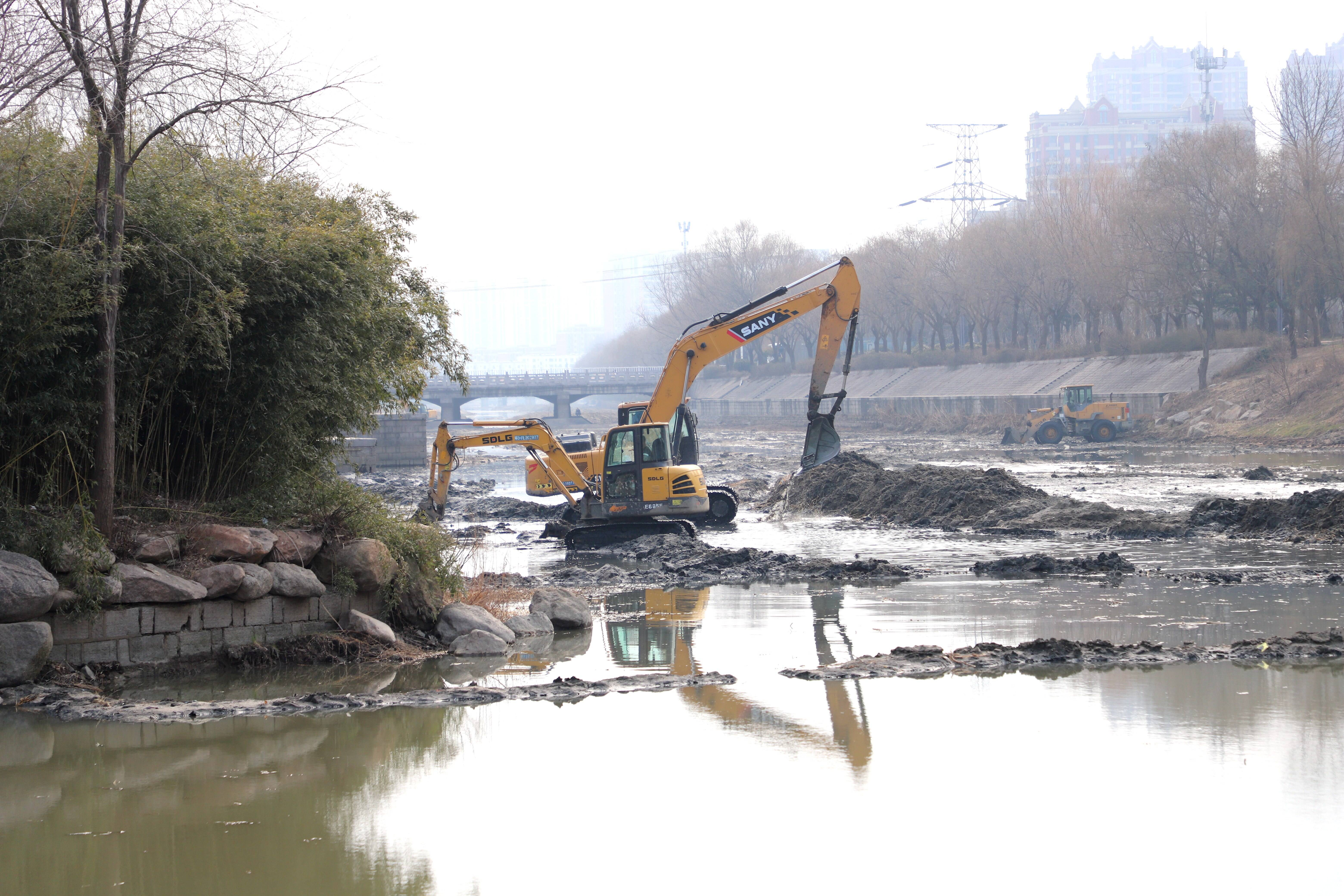 日照市东港区河道清淤疏浚助推环境治理