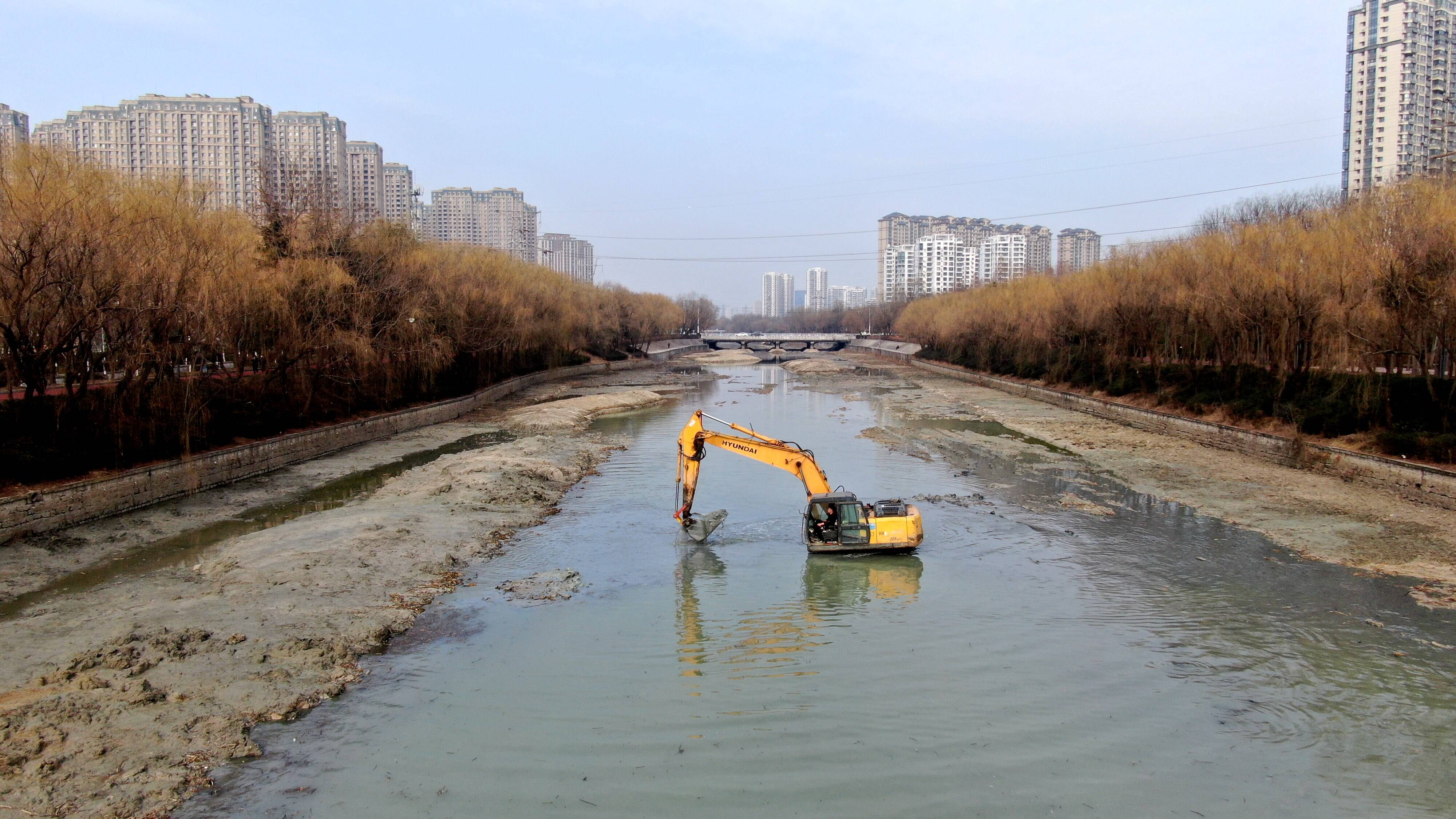 日照市东港区河道清淤疏浚助推环境治理