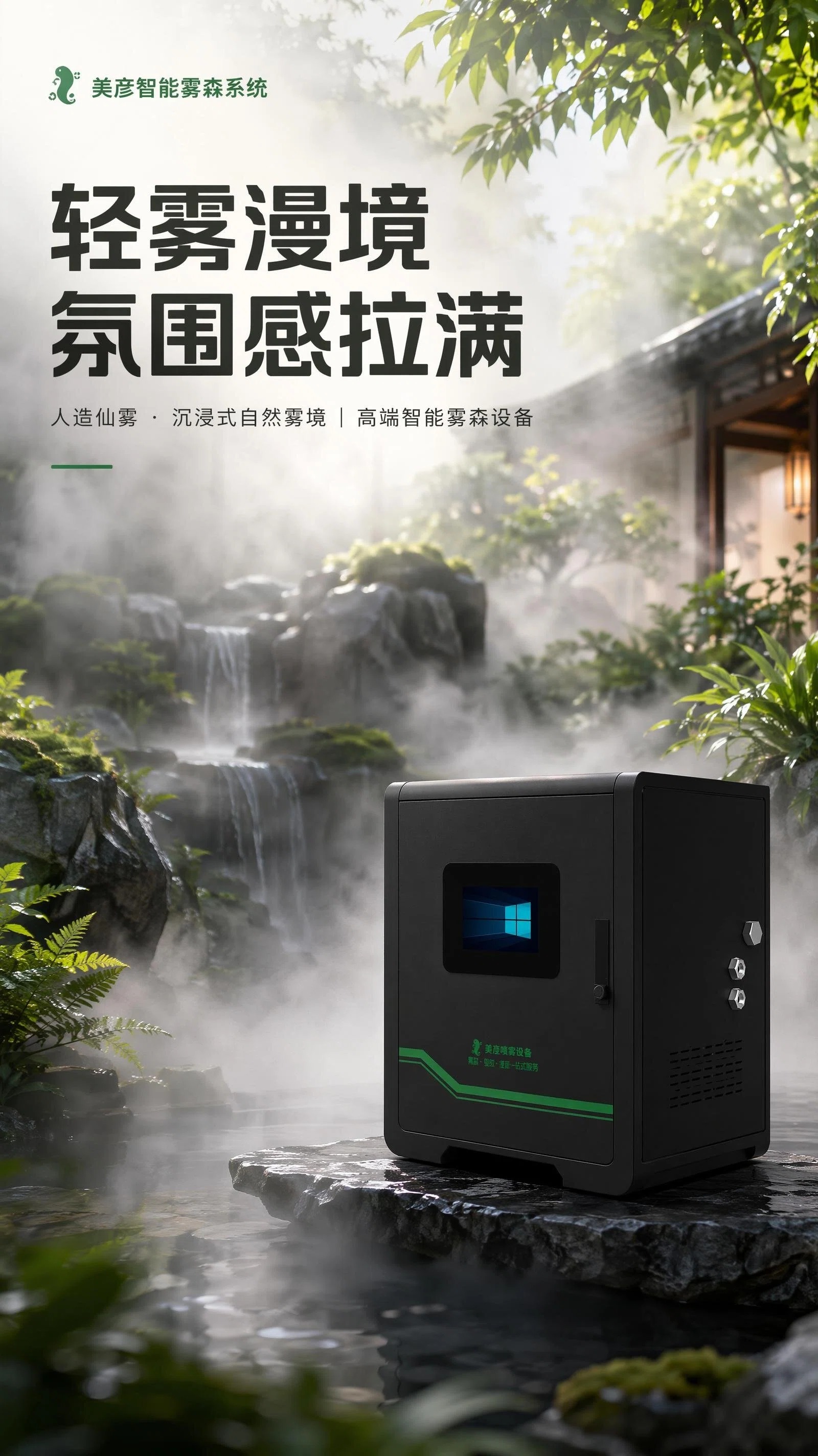 以双品牌硬实力深耕细分赛道美彦筑牢国内高端雾森驱蚊工程壁垒(图1)