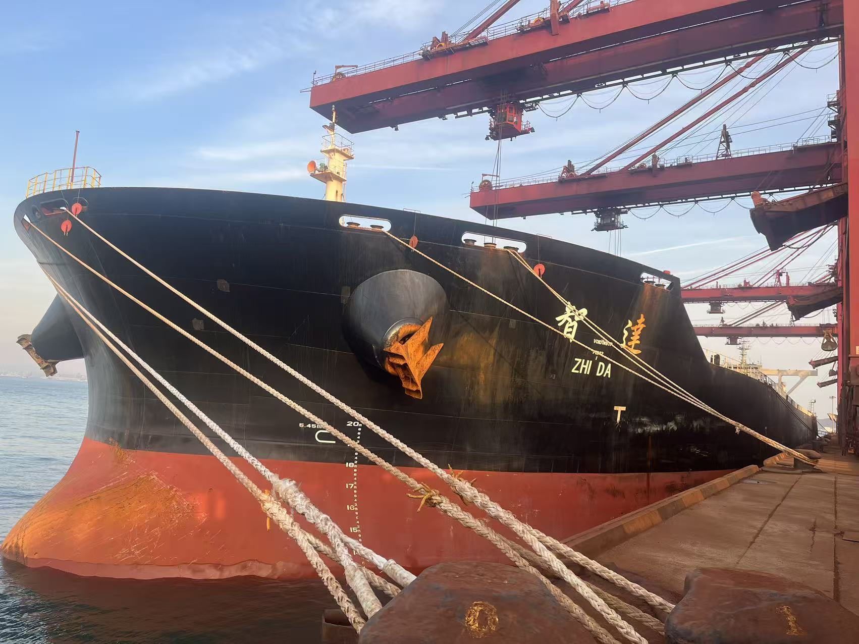 科学护航！青岛海事局保障五艘货轮、90万吨货物同时靠泊