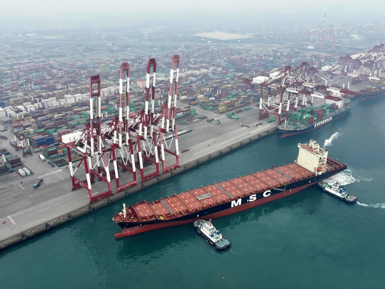 直航澳大利亚！山东港口青岛港开通2026年首条外贸新航线