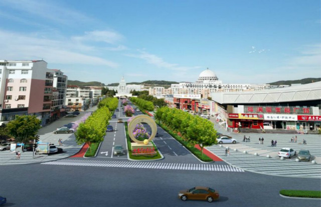 威海环山路改建工程6月底验收竣工 世昌大道过街天桥建设开工