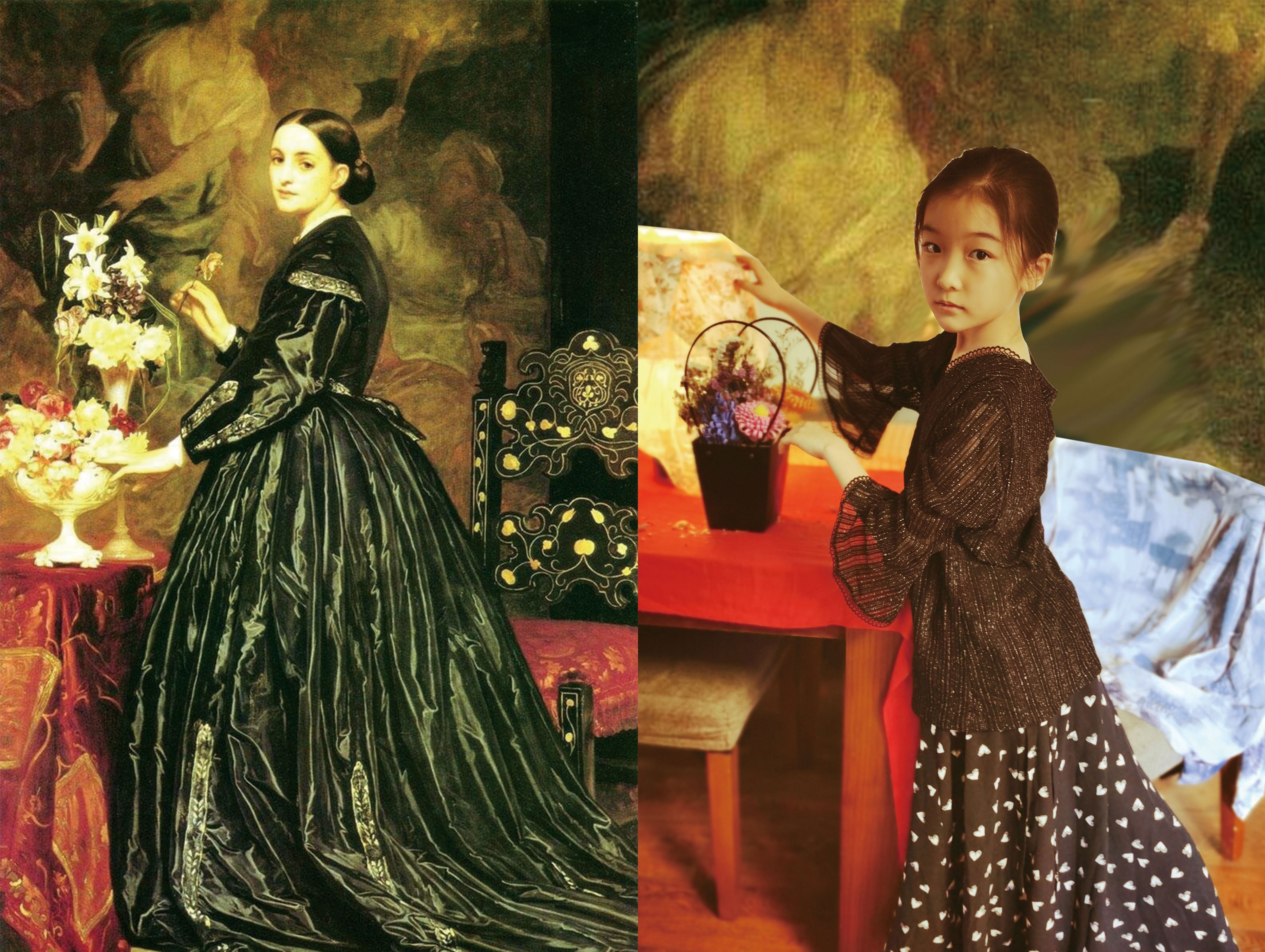 也太像了!济南9岁小学生完美cos世界名画,勺子碗都是道具