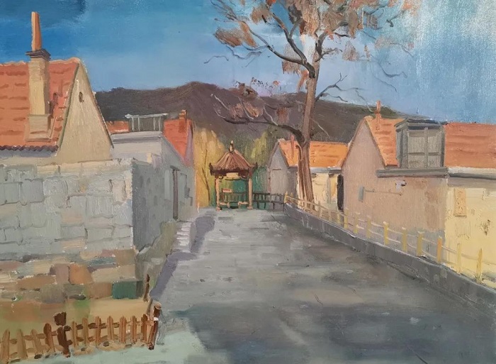 威海环翠这个地方太美了,画家都来采风写生