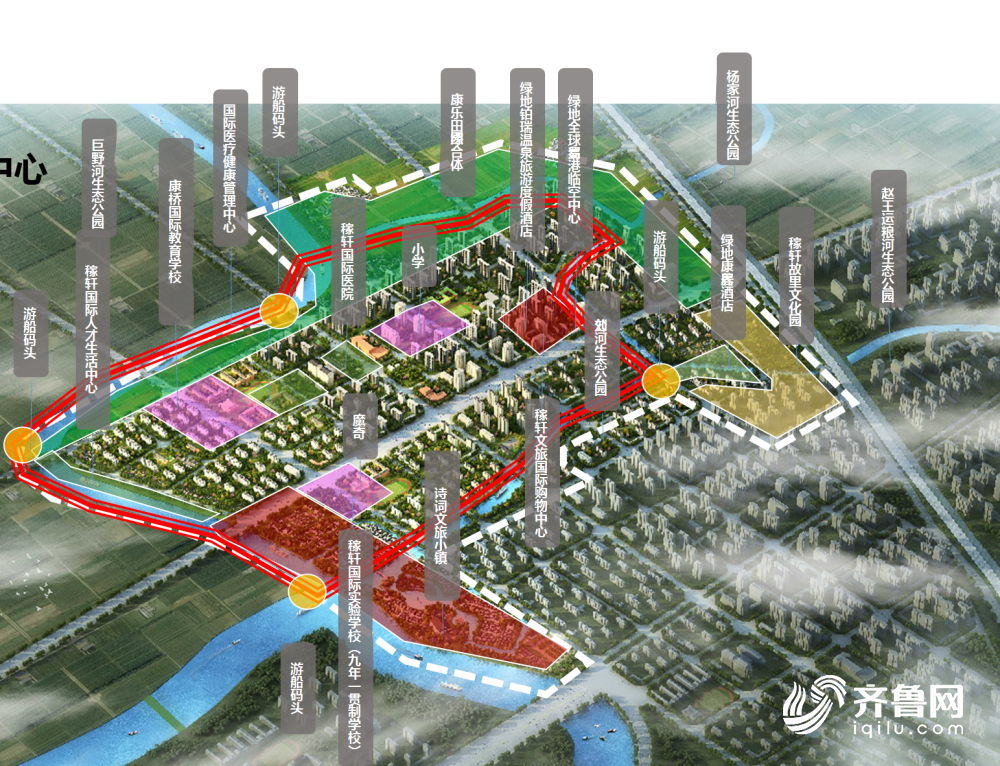 稼轩文旅城规划图图片
