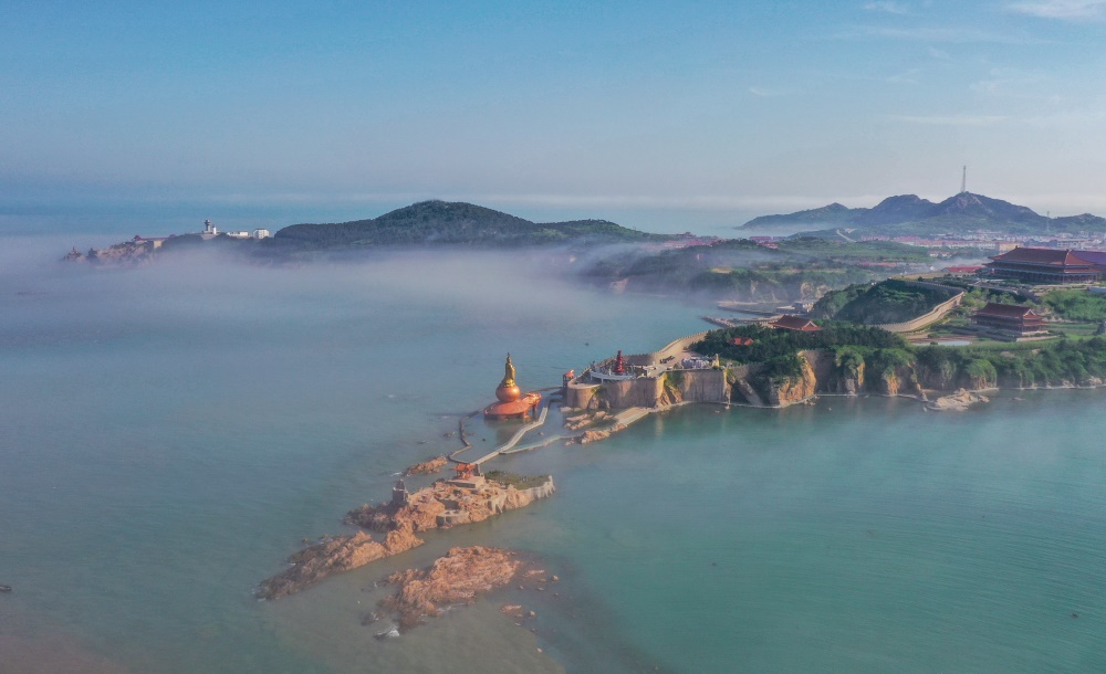 组图丨轻拂漫掩,缥缈朦胧 夏日荣成海雾美到不可方物