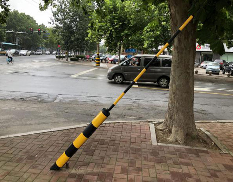 潍坊332处占道拉线,电杆隐患将进行整改
