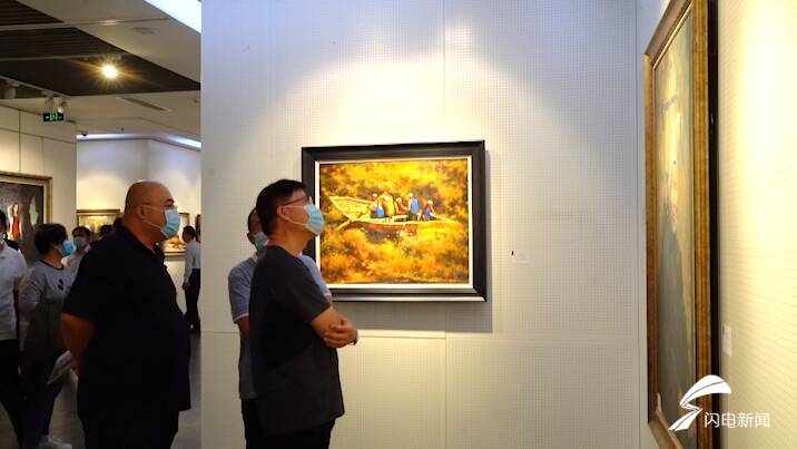 孙印昌,党保华,靖超,张帅,李祥震,何庆源9位茌平籍画家的红色主题油画