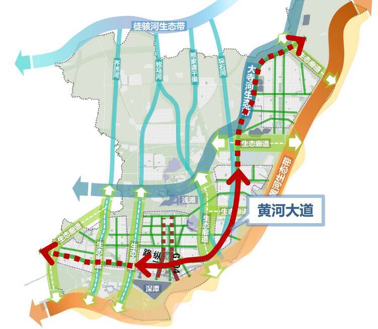济南先行区的经十路设计方案出炉黄河大道即将开建