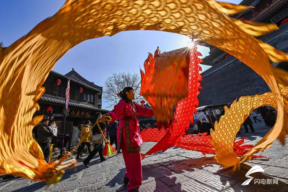 2022青州古城春节活动图片