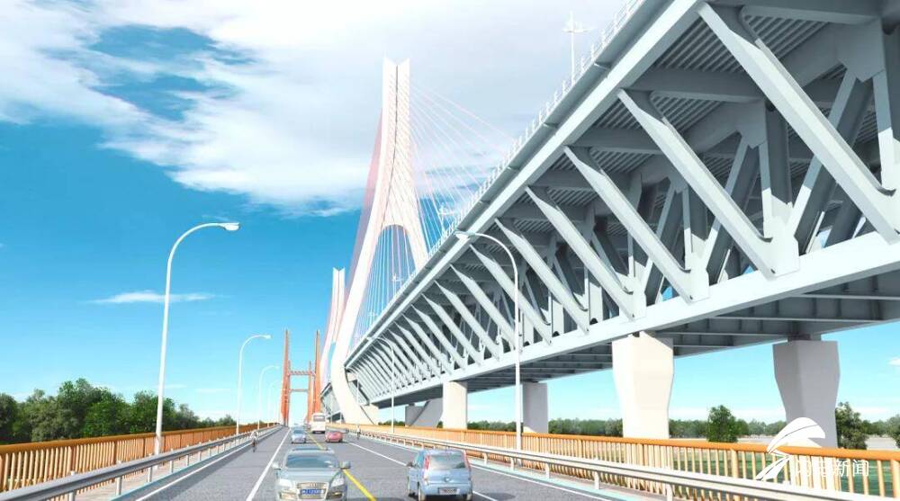 g104京岚线济南黄河公路大桥扩建工程开工预计2024年建成通车