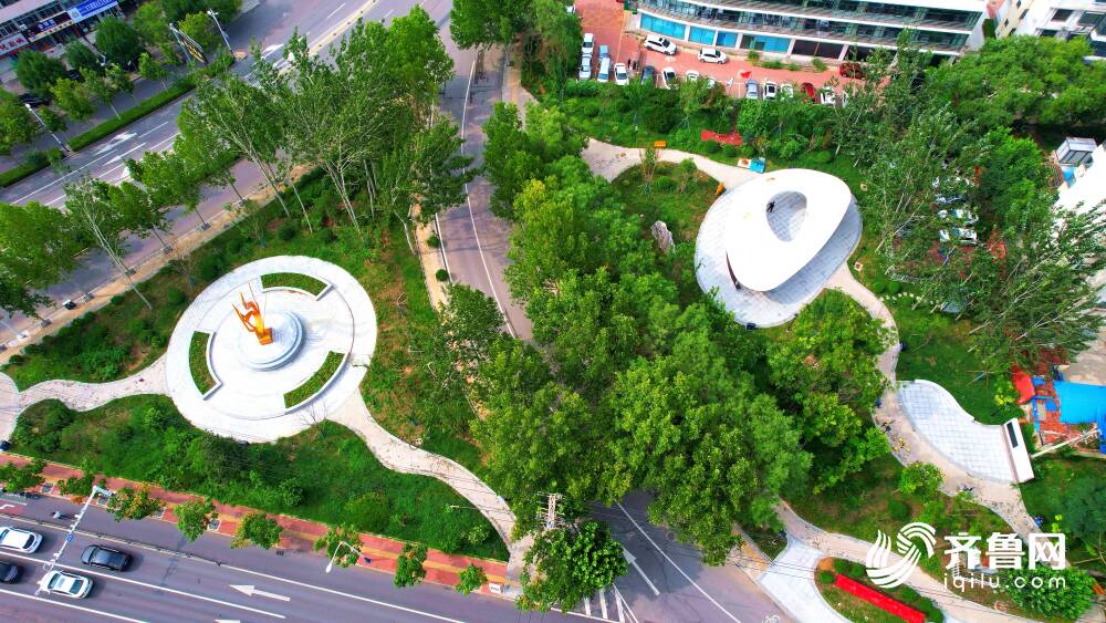 67德州市德城区12处口袋公园绿化率达65一园一特色彰显城市文化标识