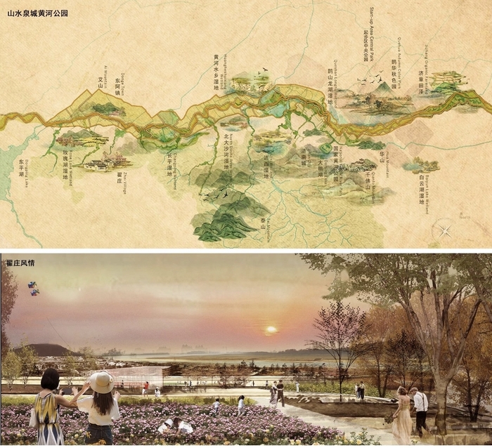 打造“山水泉城黄河公园“，济南黄河生态风貌带规划抢鲜看