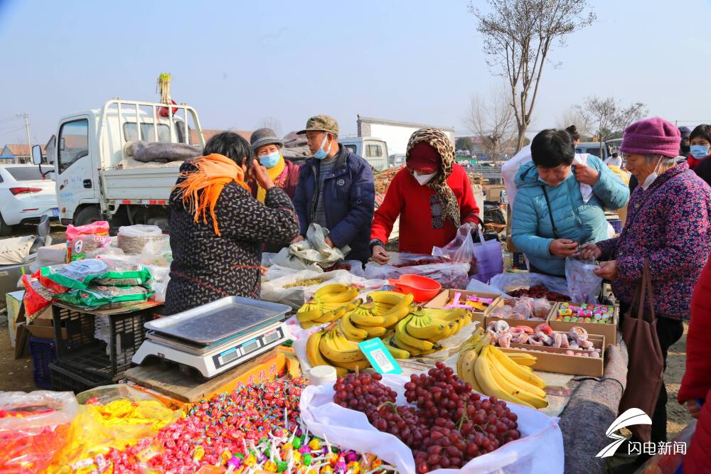 日照三庄大集红红火火年味十足