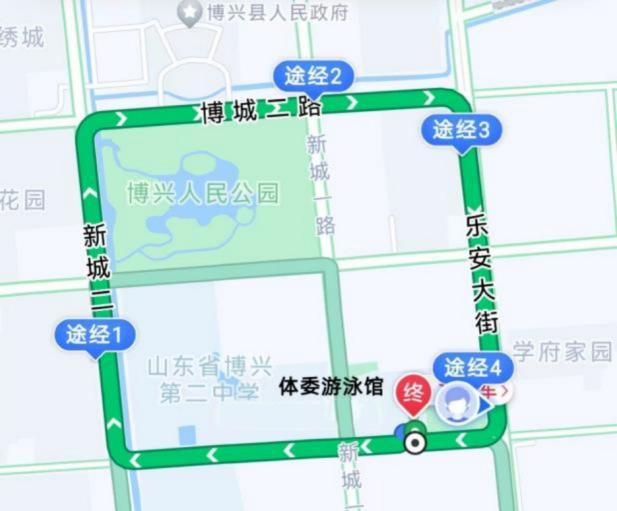 3月4日博興縣這一路段實行臨時交通管制