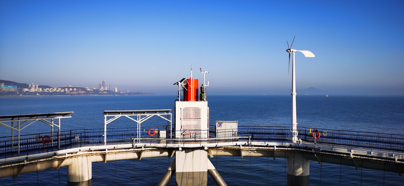 烟台全国首制装备休闲型海洋牧场综合体气象站投入业务运行