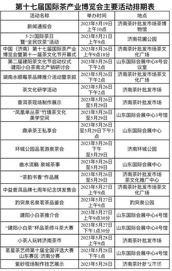 精彩不断、亮点纷呈！中国（济南）第十七届国际茶产业博览会26日正式开幕