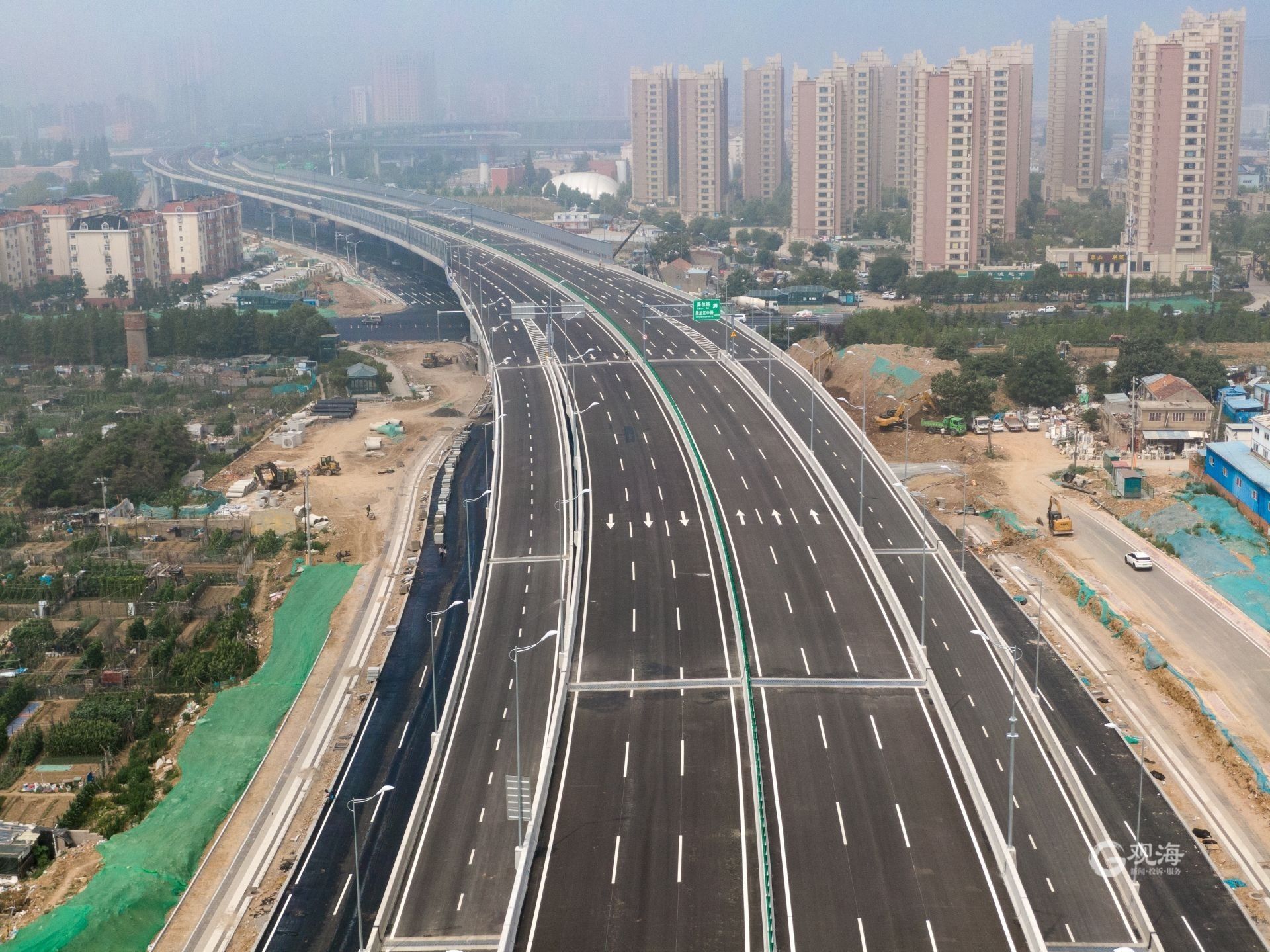 青岛跨海大桥快速路图片