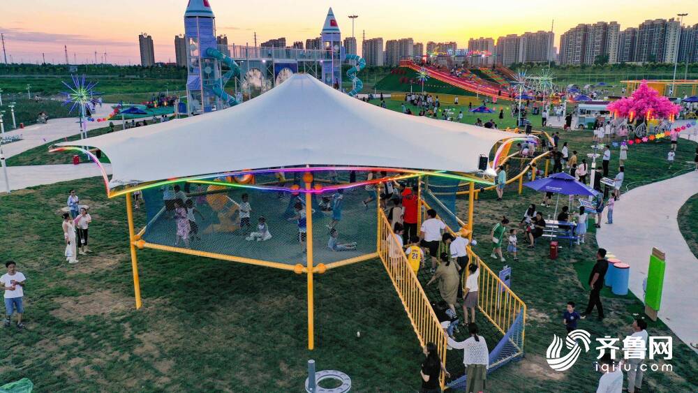 吉象主题乐园成为市民打卡新去处庆云首家无动力乐园试运营