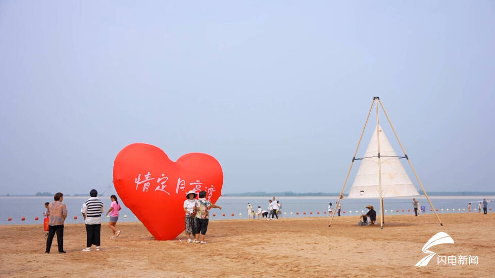 宁阳月亮湾公园火爆开园打造生态亲水的文旅新名片