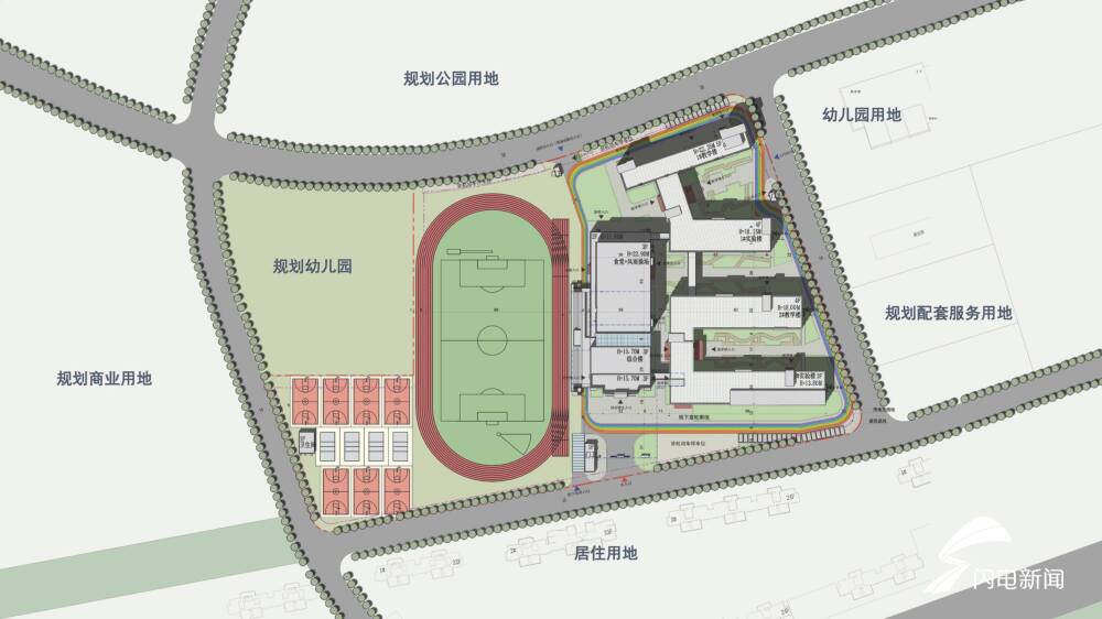 济南华山片区将新增一所学校，规划为72班九年一贯制