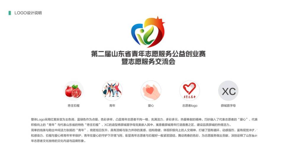 第二届山东省青年志愿服务公益创业赛吉祥物和logo亮相