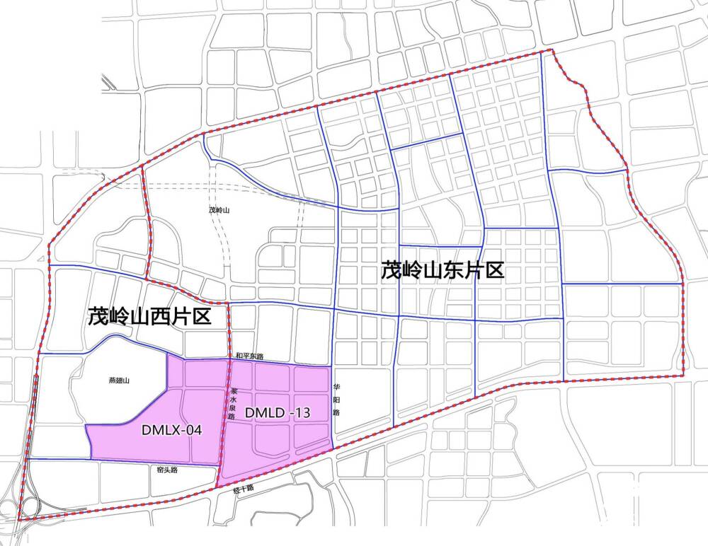 济南茂岭山东片区、片区西片区部分街区规划公示，西片总面积超70公顷