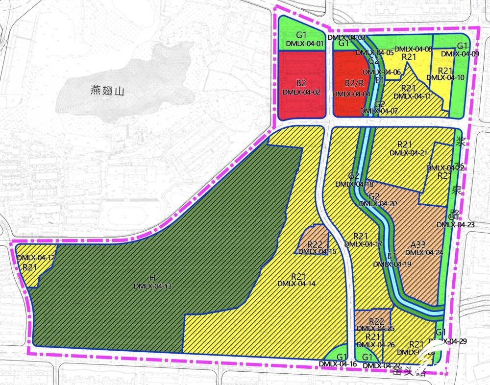 济南茂岭山东片区、西片区部分街区规划公示，总面积超70公顷