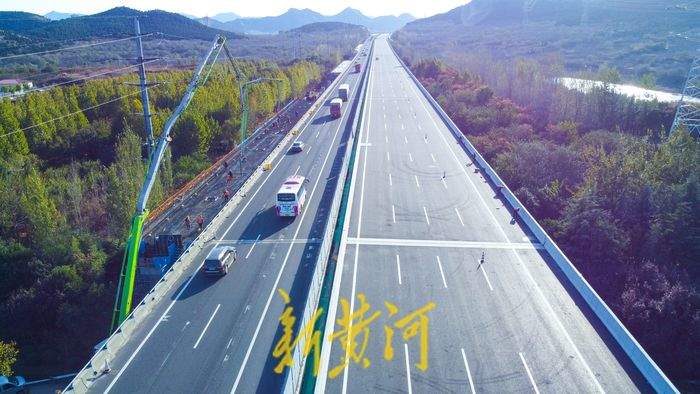 济广高速济南至菏泽段改扩建四车道崭新呈现