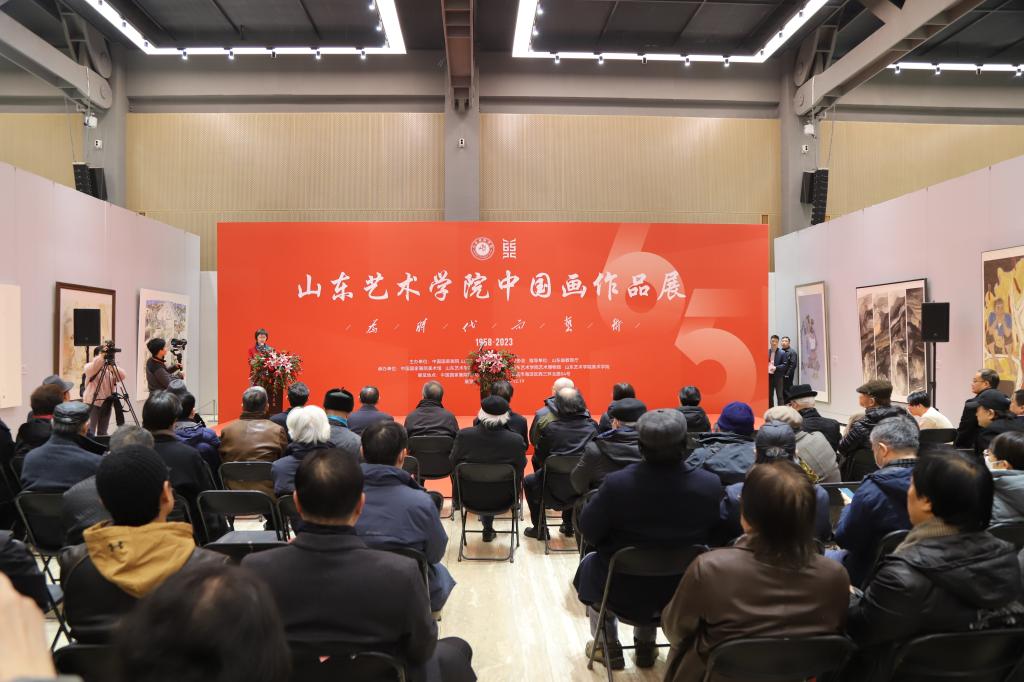 山东艺术学院114幅国画作品在中国国家画院展出