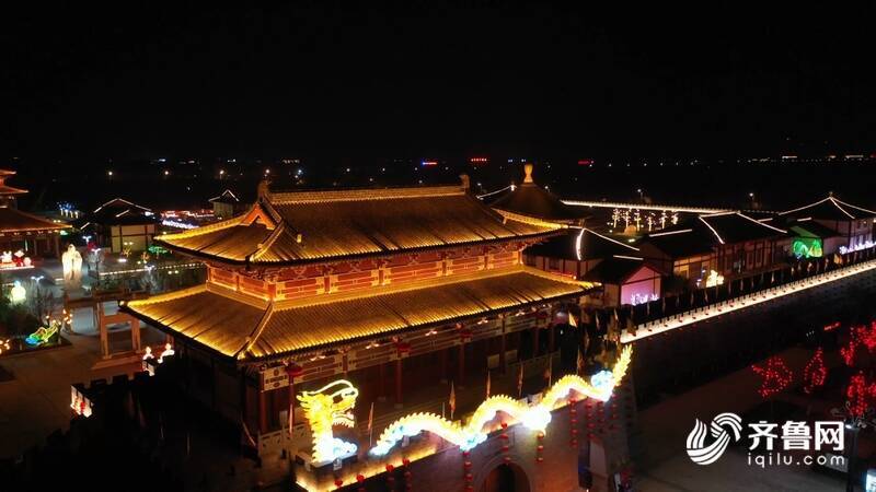 诗画山东丨庆云:灯树千光照花焰七枝开 极致浪漫扮靓璀璨夜空_德州