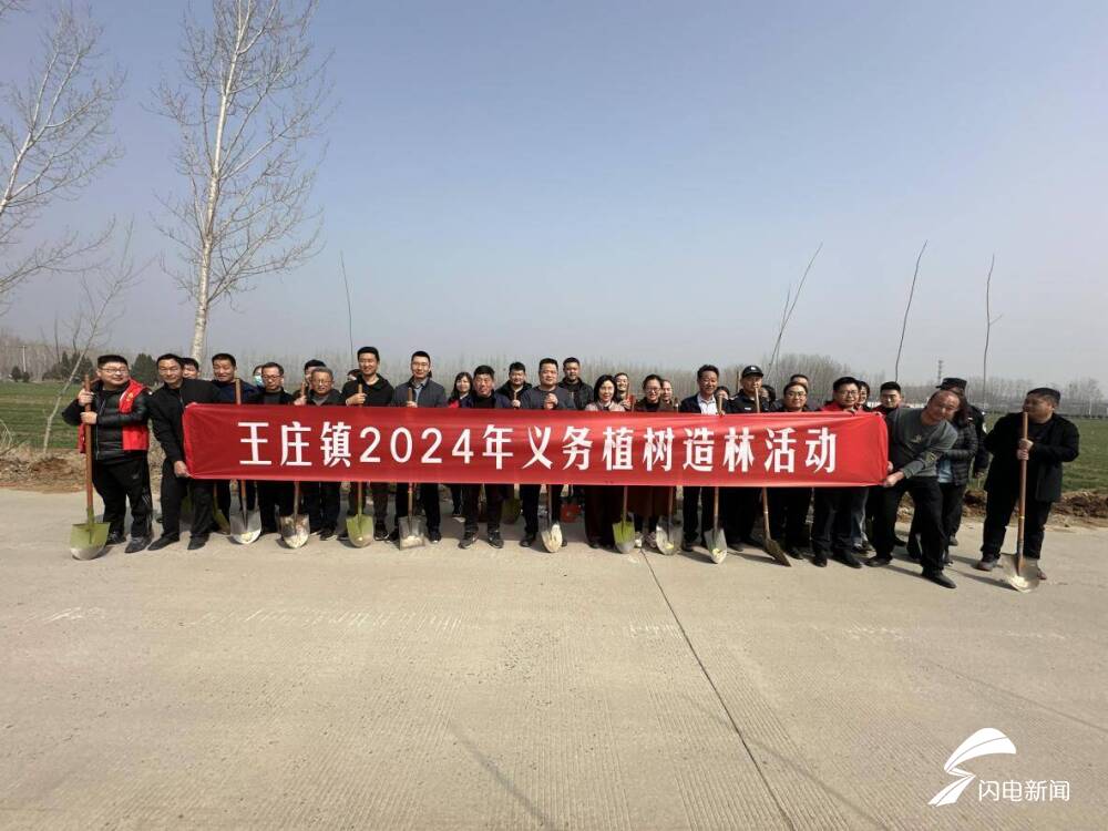 种一抹新绿美一方青山曲阜市王庄镇组织开展2024年新时代文明实践义务