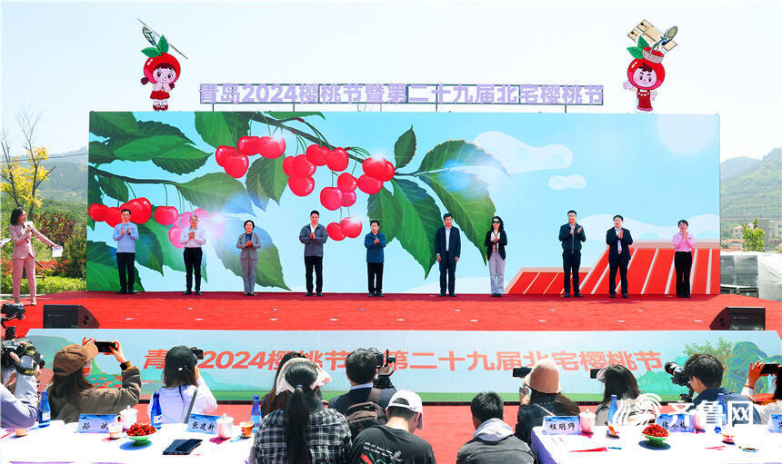 青岛2024樱桃节暨第二十九届北宅樱桃节启动