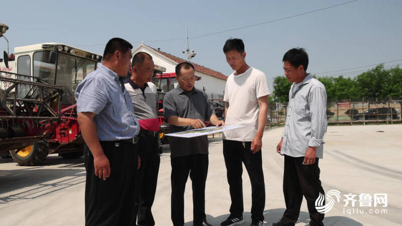 临邑:按图"锁机" 机收作业分布图助力三夏生产_德州民生_德州_齐鲁网